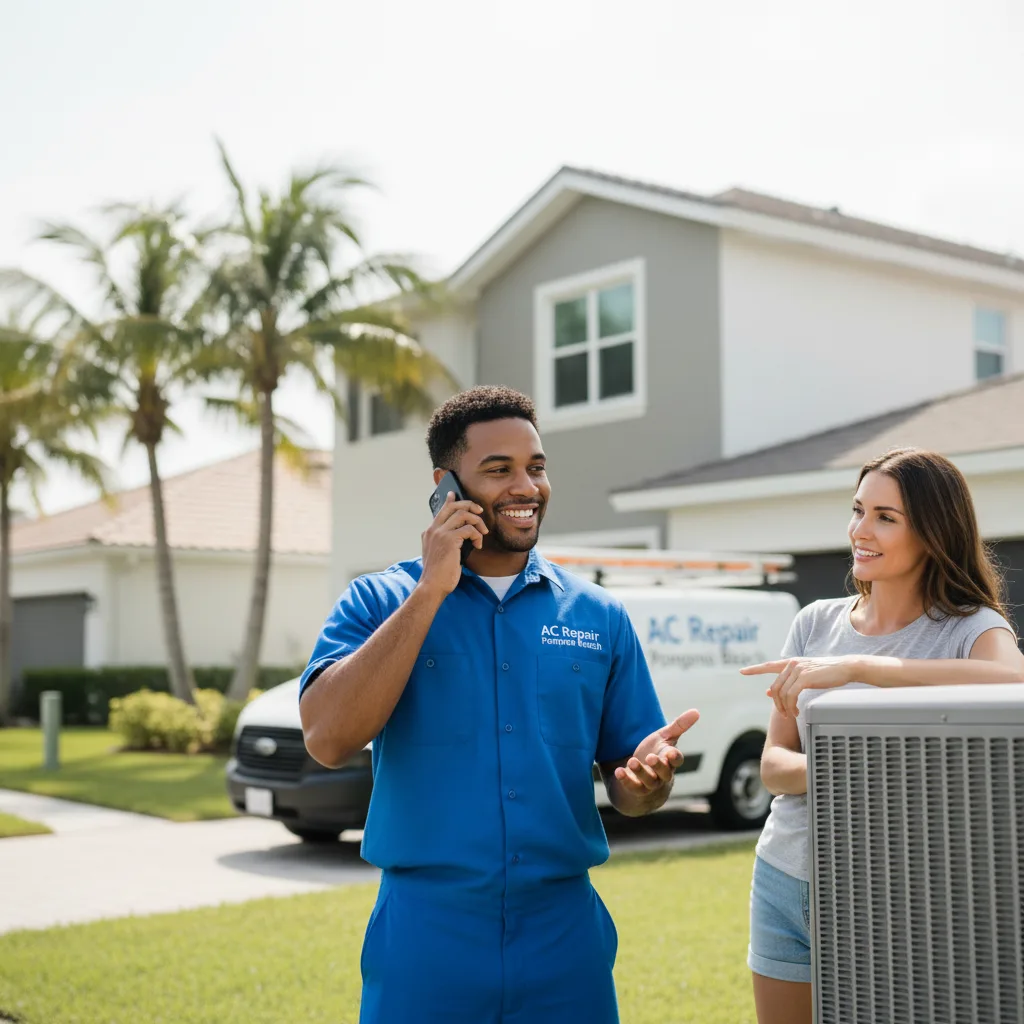 AC Repair Pompano Beach customer support in Webster